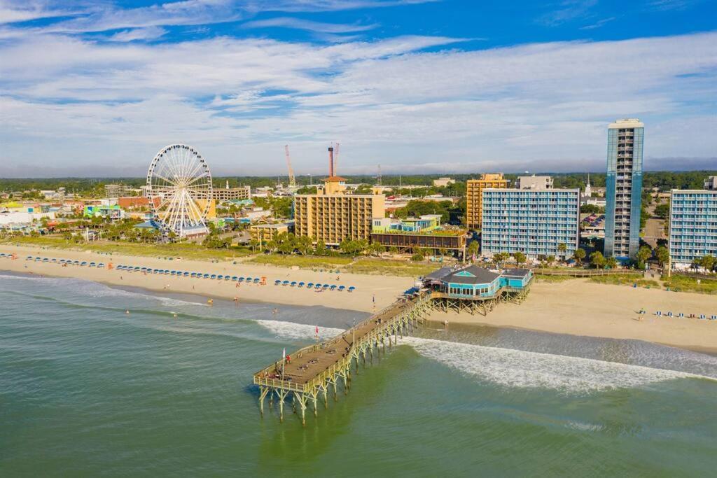 *2Br Oceanfront Retreat*King Ensuite*Pool*Nmb Cherry Grove*Pc4 Myrtle Beach Exterior photo